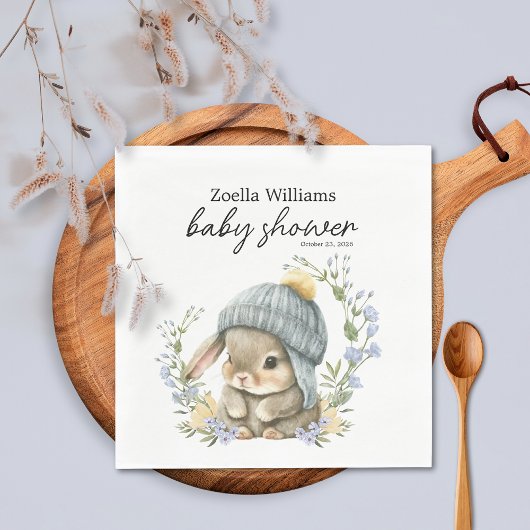 Einfache Wald-Wald-Babyparty-Serviette Serviette