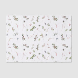 Einfache warme Winter Berry Wasserfarbe Weihnachte Seidenpapier