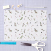 Einfache warme Winter Berry Wasserfarbe Weihnachte Seidenpapier