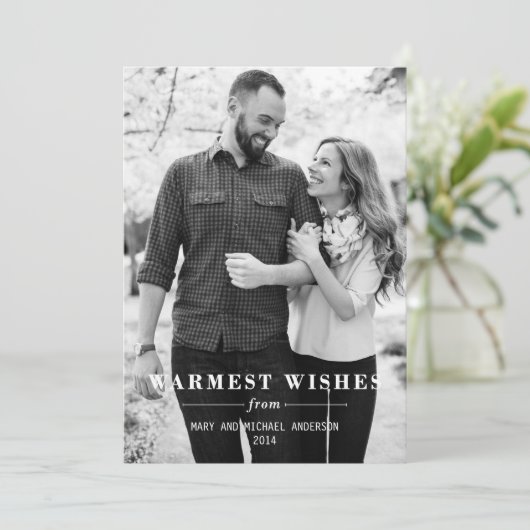 Einfache Warme Wünsche (Stehend Vorderseite)