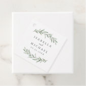 Einfache Wasserfarbe Rustikale Hochzeit Geschenkanhänger (Beispiel)