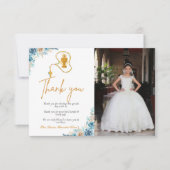 Einfache Wasserfarbe zuerst heilige Kommunion dank Karte (Vorderseite)