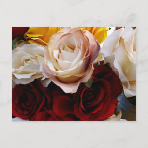 Einfache Wasserfarben-Blumen-Postkarte Postkarte