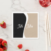 Einfache Waves 2 - Custom Napkins Serviette (Beispiel)