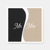 Einfache Waves 2 - Custom Napkins Serviette (Vorderseite)