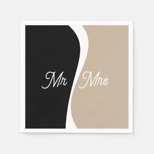 Einfache Waves 2 - Custom Napkins Serviette (Vorderseite)