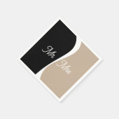 Einfache Waves 2 - Custom Napkins Serviette (Ecke)