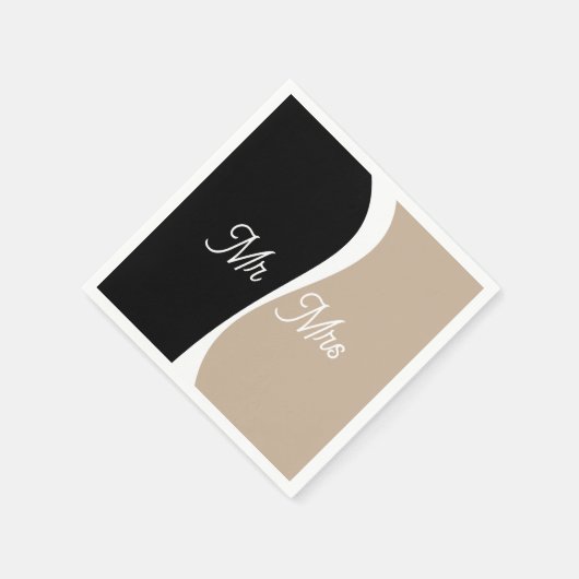 Einfache Waves 2 - Custom Napkins Serviette (Ecke)