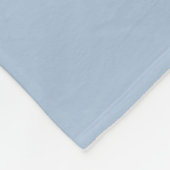 Einfache Waves 2 in Dunkelblau, Hellblau und Creme Fleecedecke (Ecke)