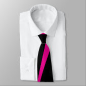 Einfache Waves 2 in Magenta und Schwarz Krawatte (Gebunden)