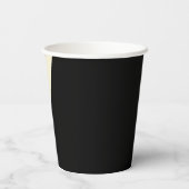 Einfache Waves 2 in Rot und Creme Pappbecher (Rückseite)