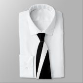 Einfache Waves 2 - Schwarz und Weiß Krawatte (Gebunden)