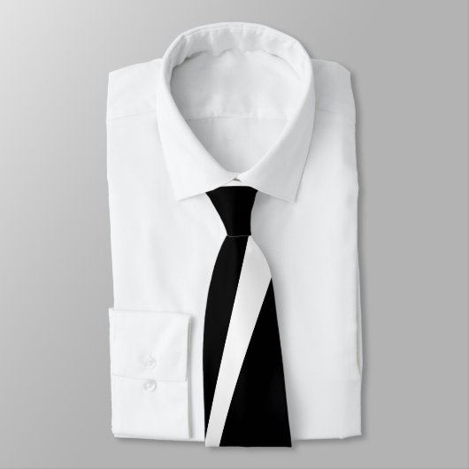 Einfache Waves 2 - Schwarz und Weiß Krawatte (Gebunden)