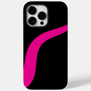 Einfache Waves 3 in Magenta und Schwarz Case-Mate iPhone 14 Pro Max Hülle