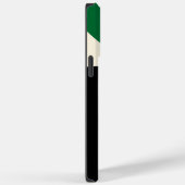 Einfache Waves 4 in Grün, Creme und Schwarz Case-Mate iPhone Hülle (Rückseite / Rechts)