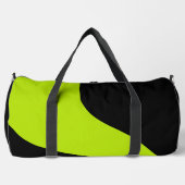 Einfache Waves in Lime Green Duffle Bag (Vorderseite)