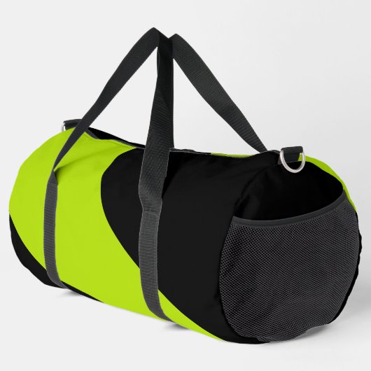 Einfache Waves in Lime Green Duffle Bag (Rechte Ecke)
