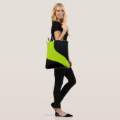 Einfache Waves in Lime Green Tasche (Am Model)