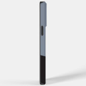 Einfache Waves - Schwarz, Grau und Creme Case-Mate iPhone Hülle (Rückseite / Rechts)