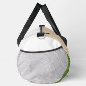 Einfache Waves - Weiß, Sand und Palmgrün Duffle Bag (Rechts)