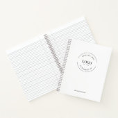 Einfache Website für große, benutzerdefinierte Log Notizblock (Innenseite)