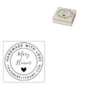 Einfache Website-Individuelle Name mit Liebe Gummistempel (Stempel)