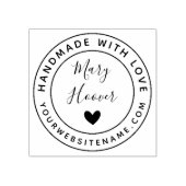 Einfache Website-Individuelle Name mit Liebe Gummistempel (Prägung)
