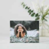 Einfache Weihnachten 2020 Foto Freude (Stehend Vorderseite)