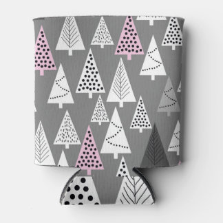 Einfache Weihnachten: Abstraktes Baummuster Dosenkühler