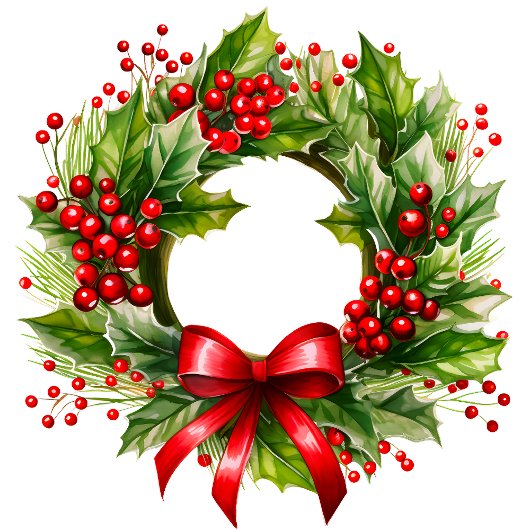 Einfache Weihnachten Botanisch Geschenkpapier