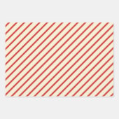 Einfache Weihnachten Diagonal Strip Olive Green & Geschenkpapier Set (Vorderseite 3)