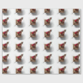 Einfache Weihnachten Geschenkpapier (Flach)