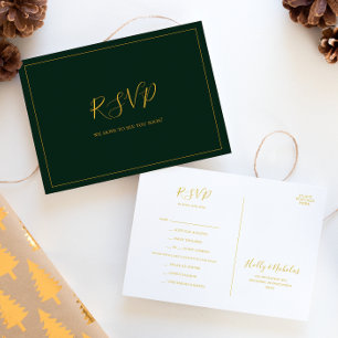 Einfache Weihnachten   Green Menu Choice UAWG Post Postkarte