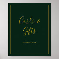 Einfache Weihnachten | Grüne Karten und Geschenke