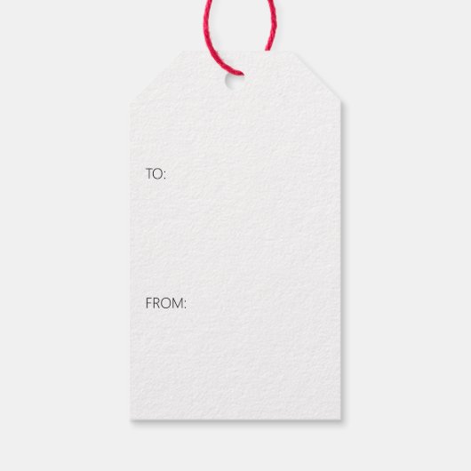 Einfache Weihnachten Holly & Greenery Geschenkanhänger (Rückseite)