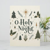 Einfache Weihnachten O Heilige Nacht (Stehend Vorderseite)