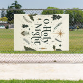 Einfache Weihnachten O Heilige Nacht Banner (Insitu)