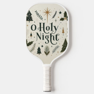 Einfache Weihnachten O Heilige Nacht Pickleball Schläger