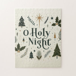 Einfache Weihnachten O Heilige Nacht Puzzle