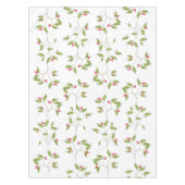 Einfache Weihnachten Wasserfarbe Holly Berries Grü Tischdecke (Vorderseite)