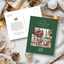 Einfache Weihnachts-Aquarellfolie