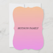 Einfache Weihnachts-Grüße-Karte Einladung (Rückseite)