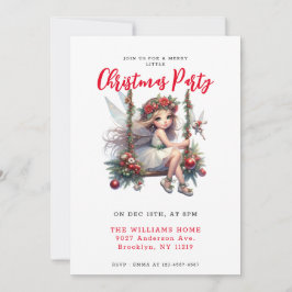 Einfache Weihnachts-Party Einladung