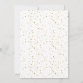 Einfache Weihnachts-Party Einladung (Rückseite)