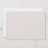 Einfache Weihnachts-Weihnachts-Weihnachtskarte für Dankeskarte (Rückseite)