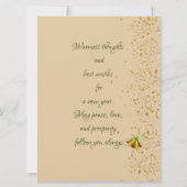 Einfache Weihnachtsbälle 2 Foto Urlaubskarte (Rückseite)