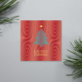 Einfache Weihnachtsbaum Rot und Grüne Streifen tri