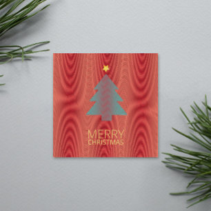 Einfache Weihnachtsbaum Rot und Grüne Streifen tri