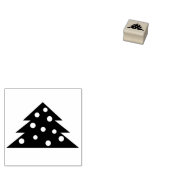Einfache Weihnachtsbaumdekoration Gummistempel (Stempel)