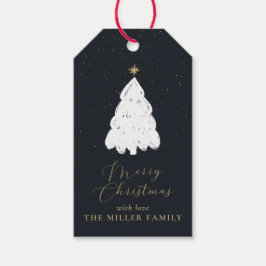 Einfache Weihnachtsbaummarke der Marine Geschenkanhänger